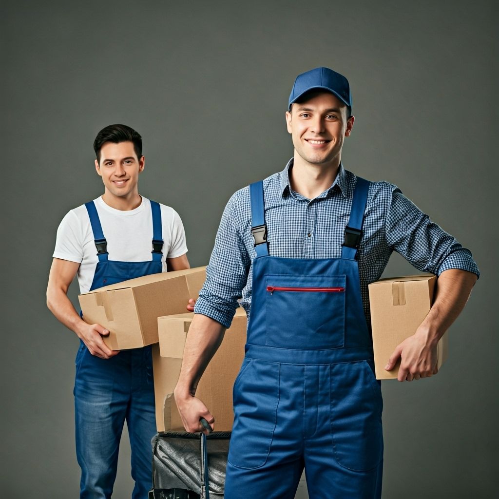 Equipo profesional de mudanzas